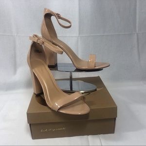 Charlotte Russe Nude Block Heels
